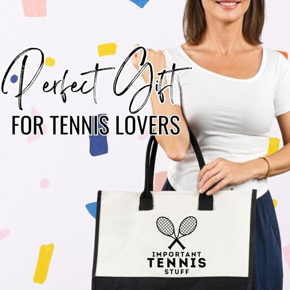 Tennis Tote Bag Women Polyester Zipper Shoulder Sports Gift